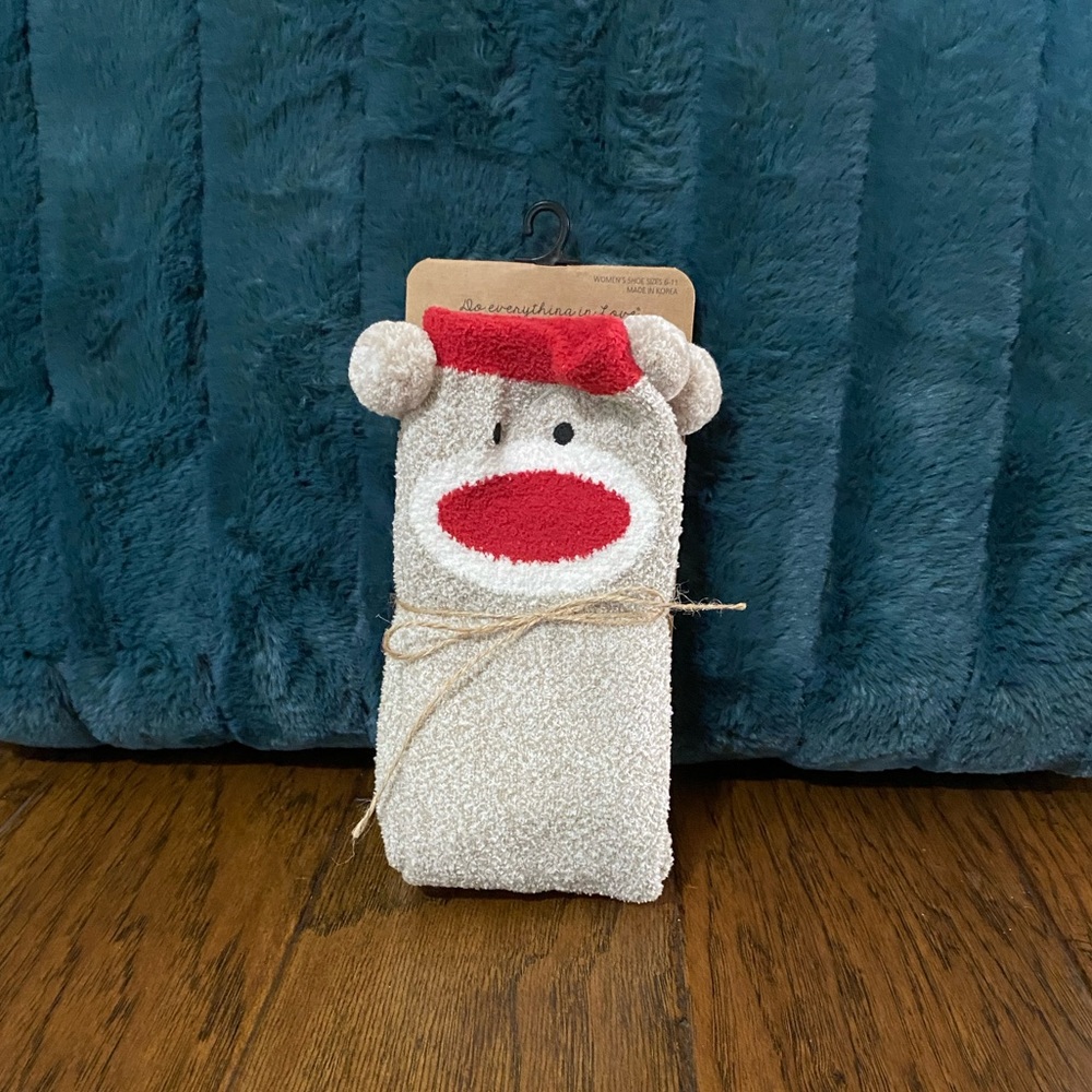 2 for $10 Sock monkey socks